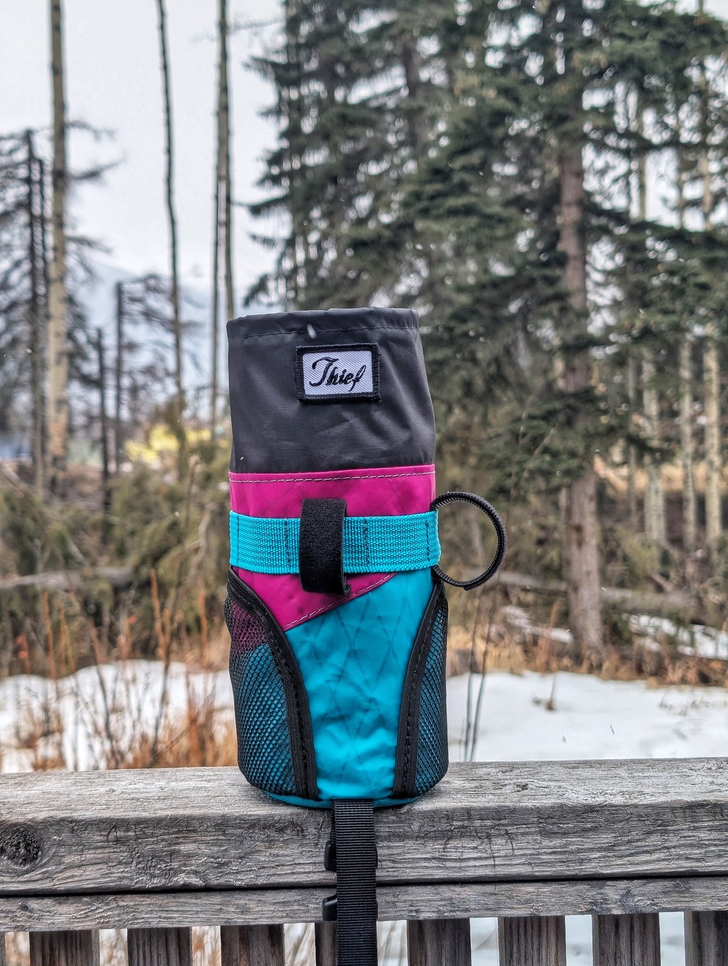 Watering Hole - Teal/Fuchsia