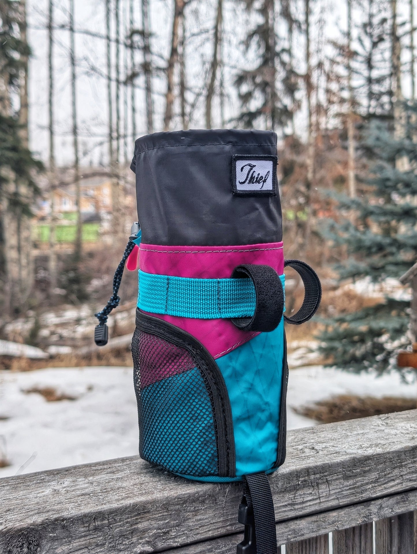 Watering Hole - Teal/Fuchsia