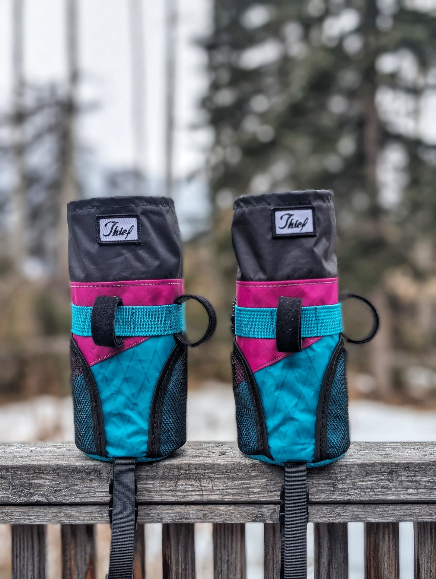 Watering Hole - Teal/Fuchsia