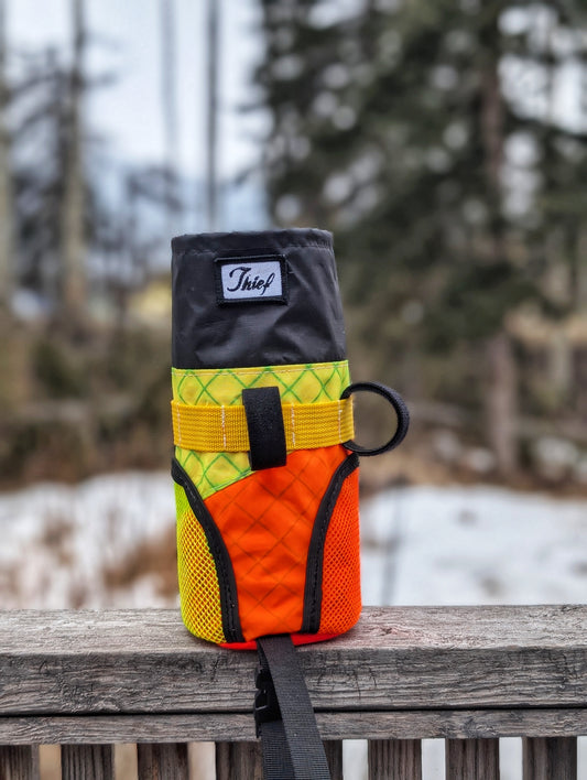 Watering Hole - Orange/Neon Yellow